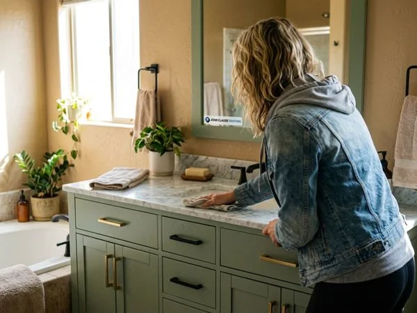 Cabinet & Trim Painting project example 3