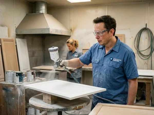 Cabinet & Trim Painting project example 4