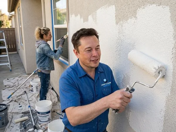 Stucco Painting & Repair project example 2